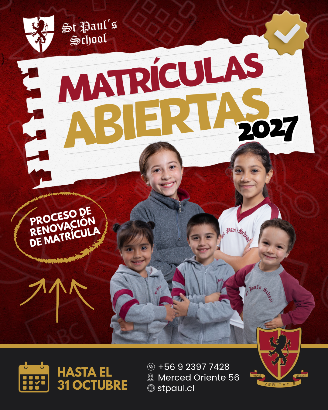Admisión 2027